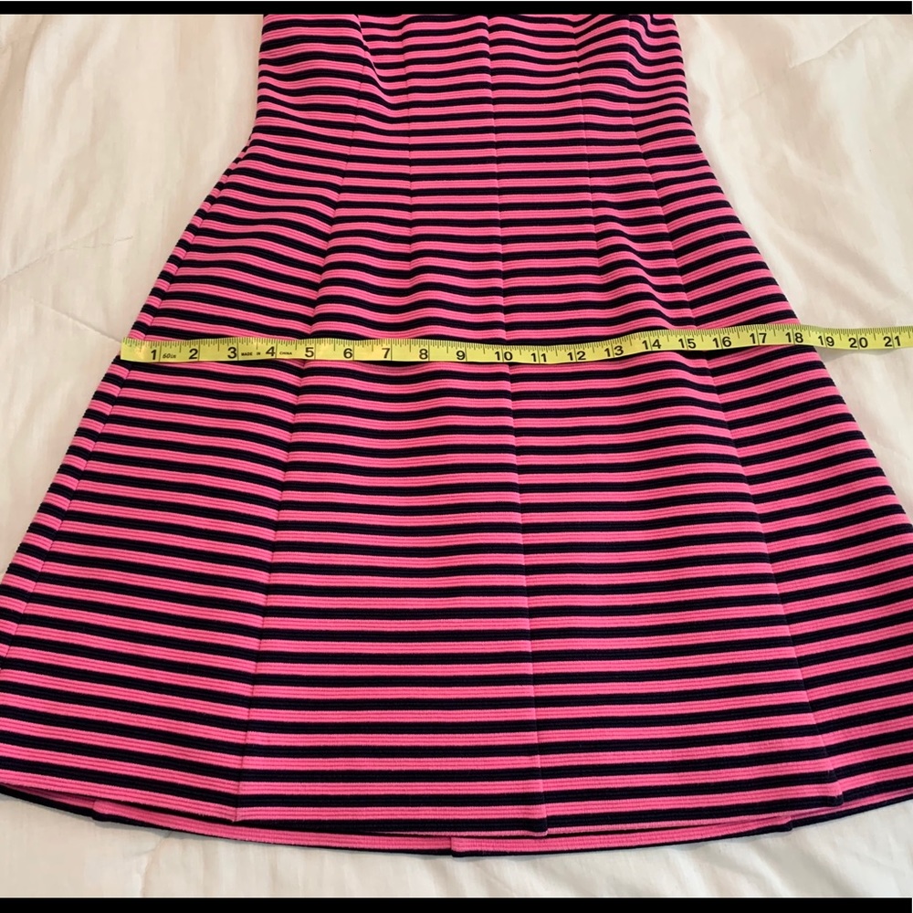 Lilly Pulitzer Brielle dress Pink/Navy stripe - S - Picture 10 of 16